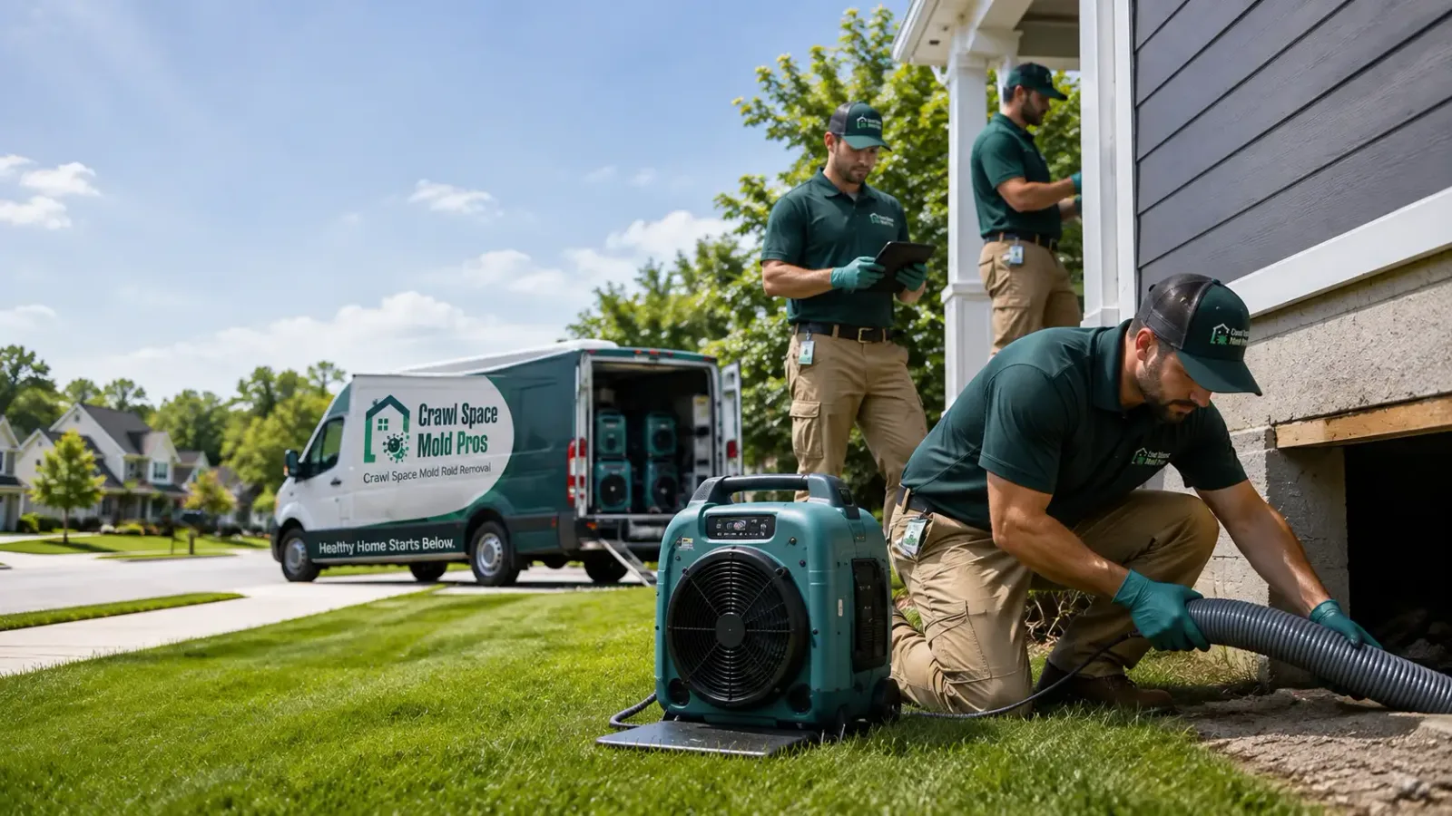 Crawl Space Mold Removal in Pomeroy, PA